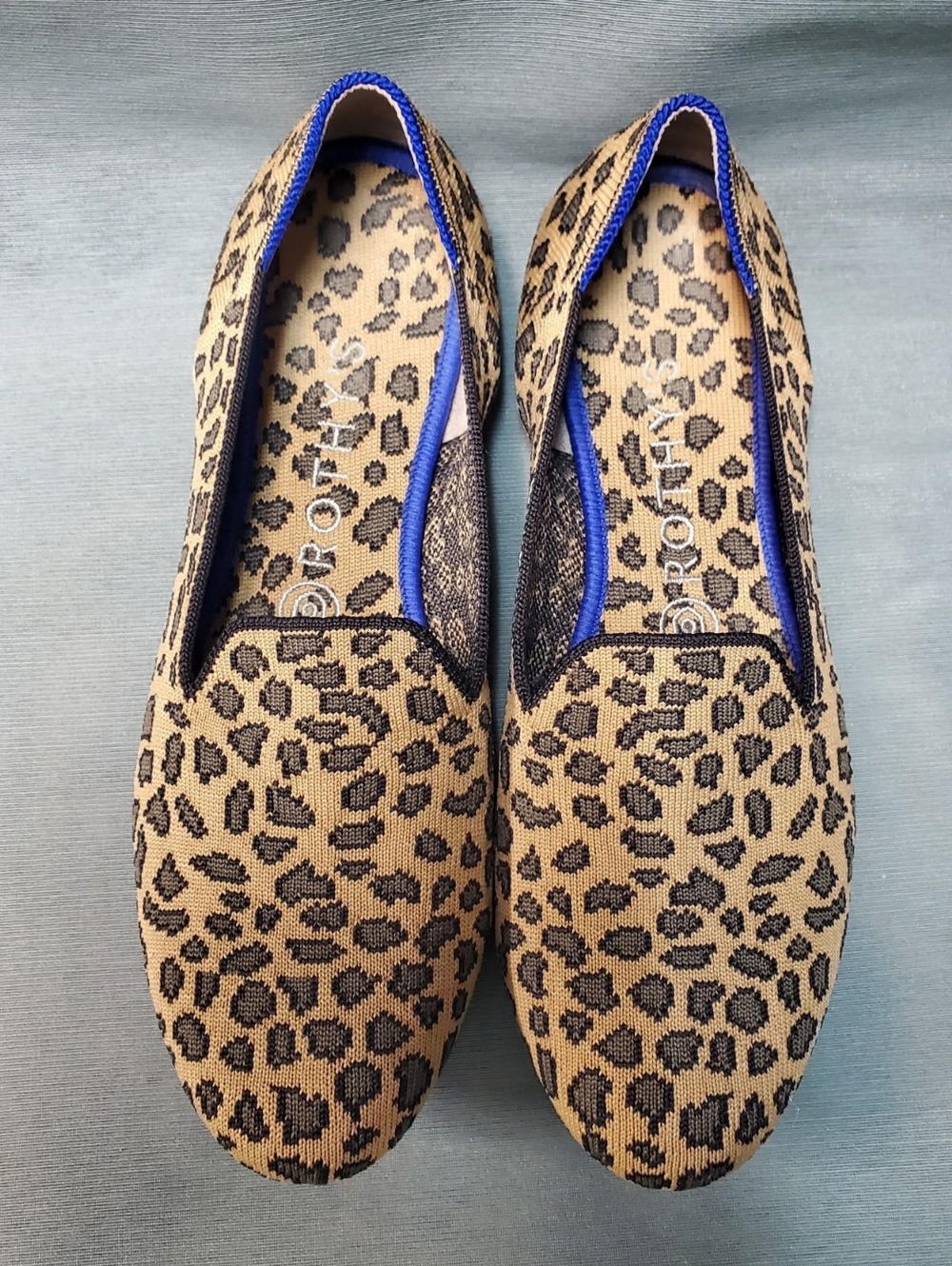 Rothy's The Loafer Leopard Cheetah Print Womens 8.5